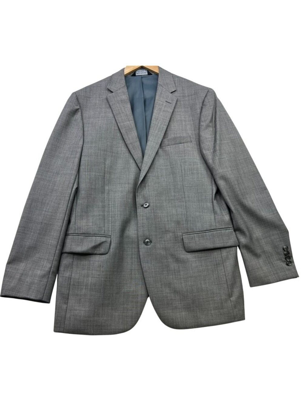 Jos. A. Bank Traveler Men's Wool Slim Fit Sport Coat Blazer 2 Button Sz 44L Gray